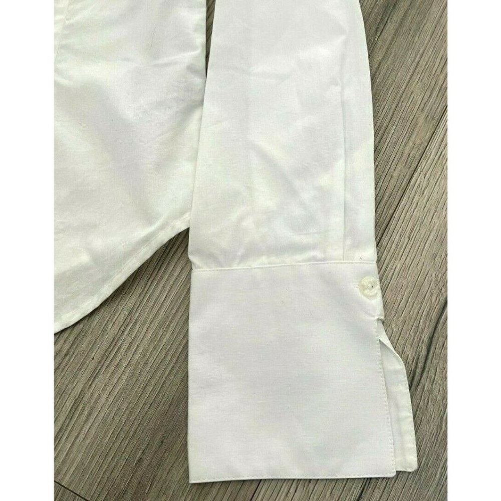 Harvard University Long Sleeve Button Down Shirt White Cotton Colony Women S-XL - Picture 3 of 7